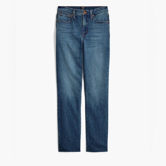 J. Crew Essential Straight Womens Plus Size Jeans sz 33 Casual Preppy 27 inseam - Picture 1 of 7